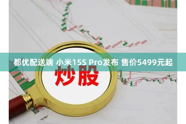 都优配送端 小米15S Pro发布 售价5499元起